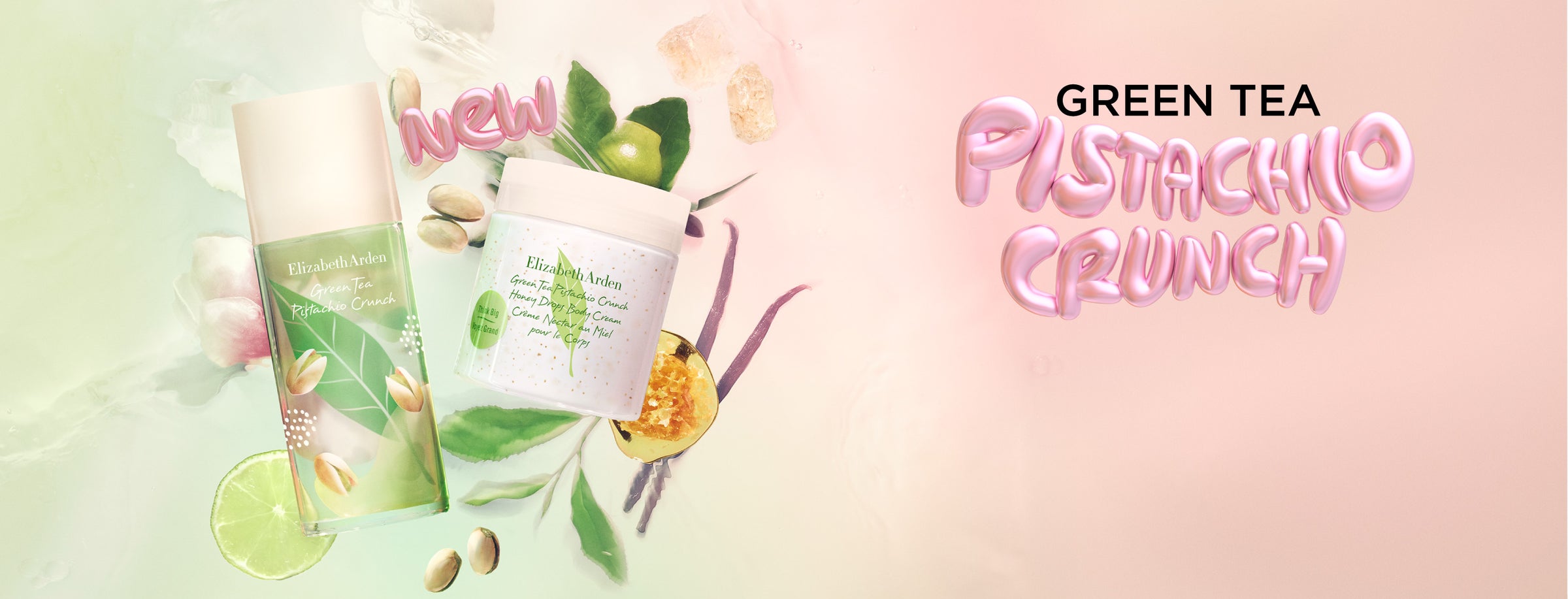 New Green Tea Pistachio Fragrance and Body Cream