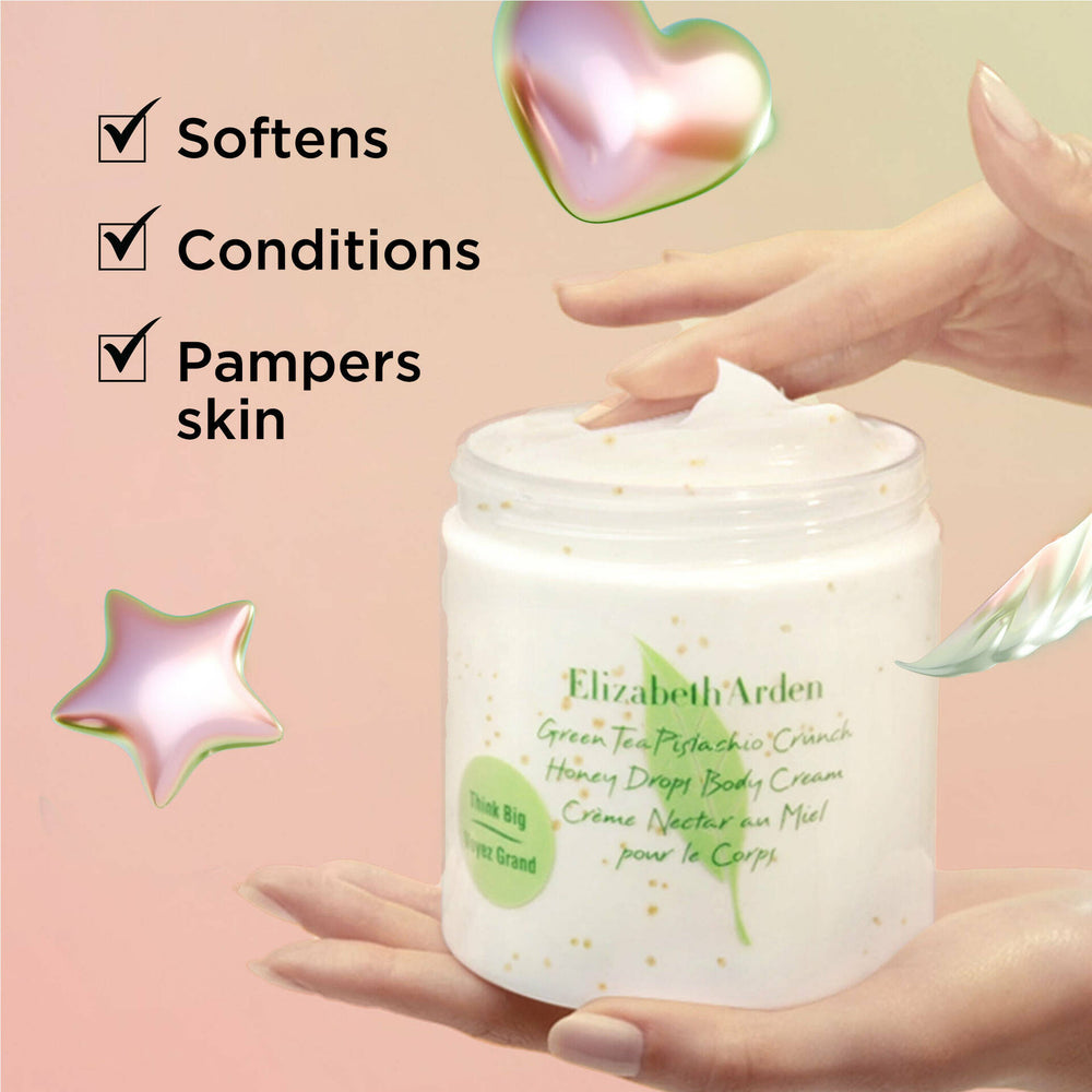 Green Tea Body Cream softens conditions and pampers skin