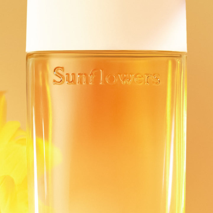 Sunflowers Eau de toilette naturale packaging