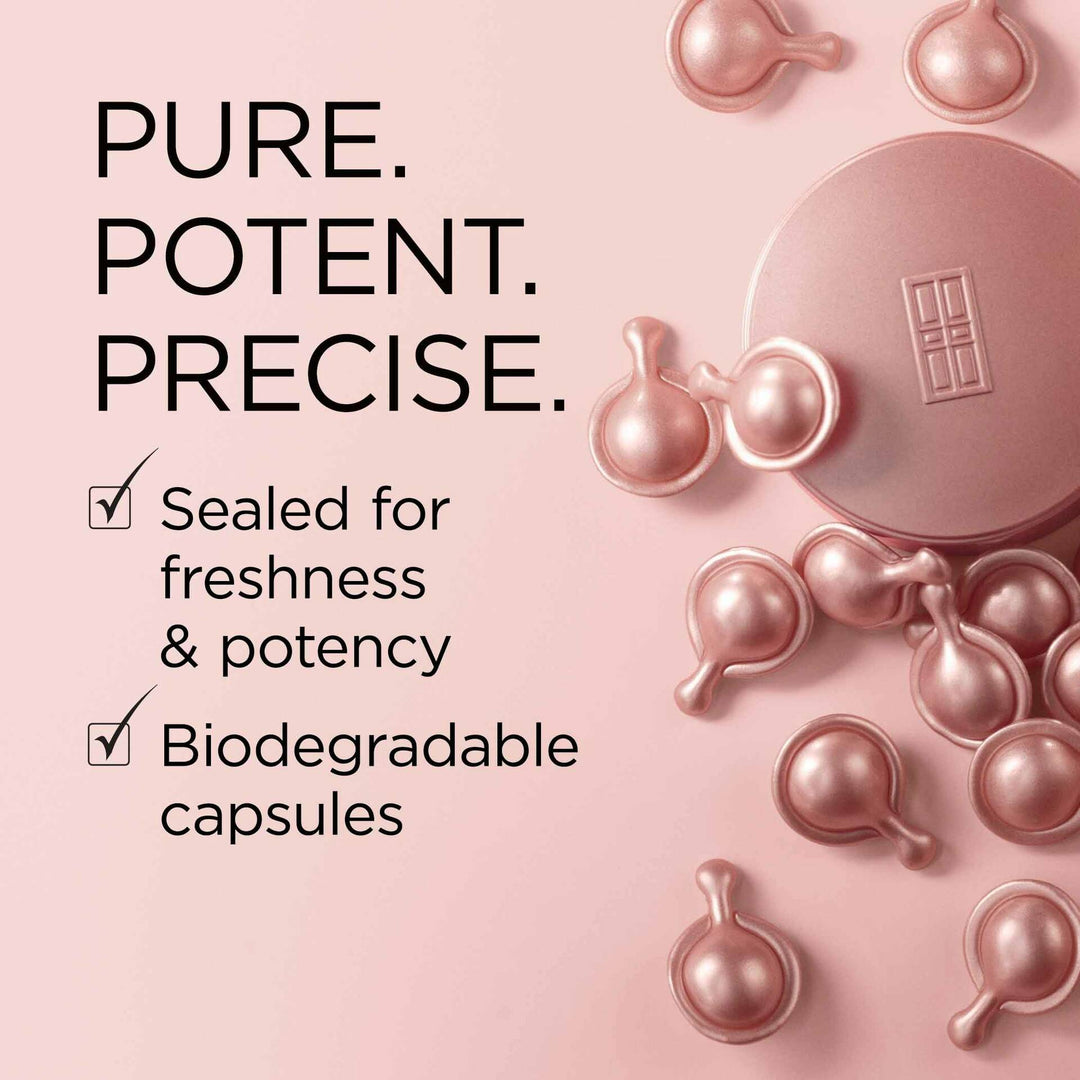 Pure. Potent. Precise. Sealed for freshness and potency. Biodegradable capsules