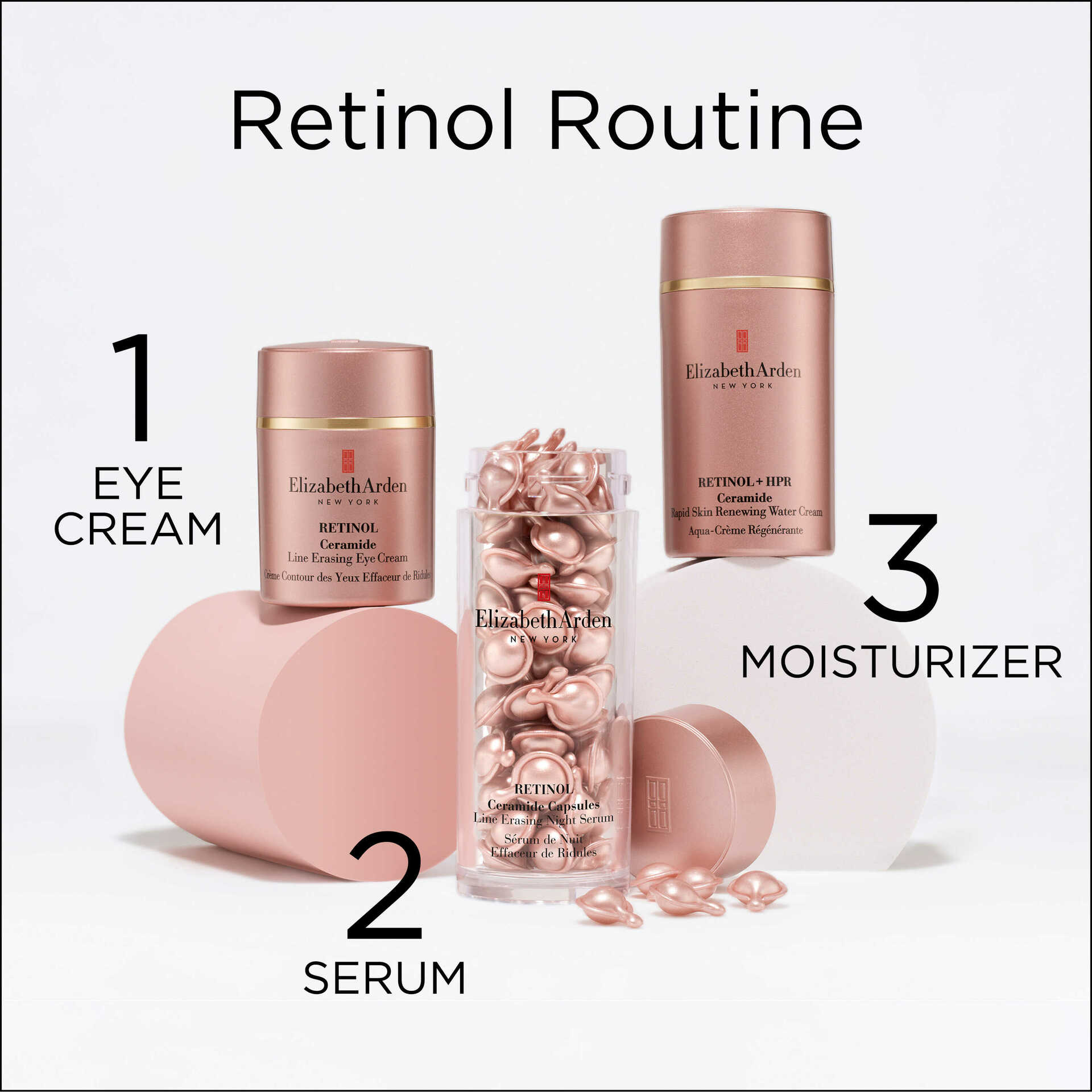 Offers Elizabeth Arden retinol ceramide capsules set