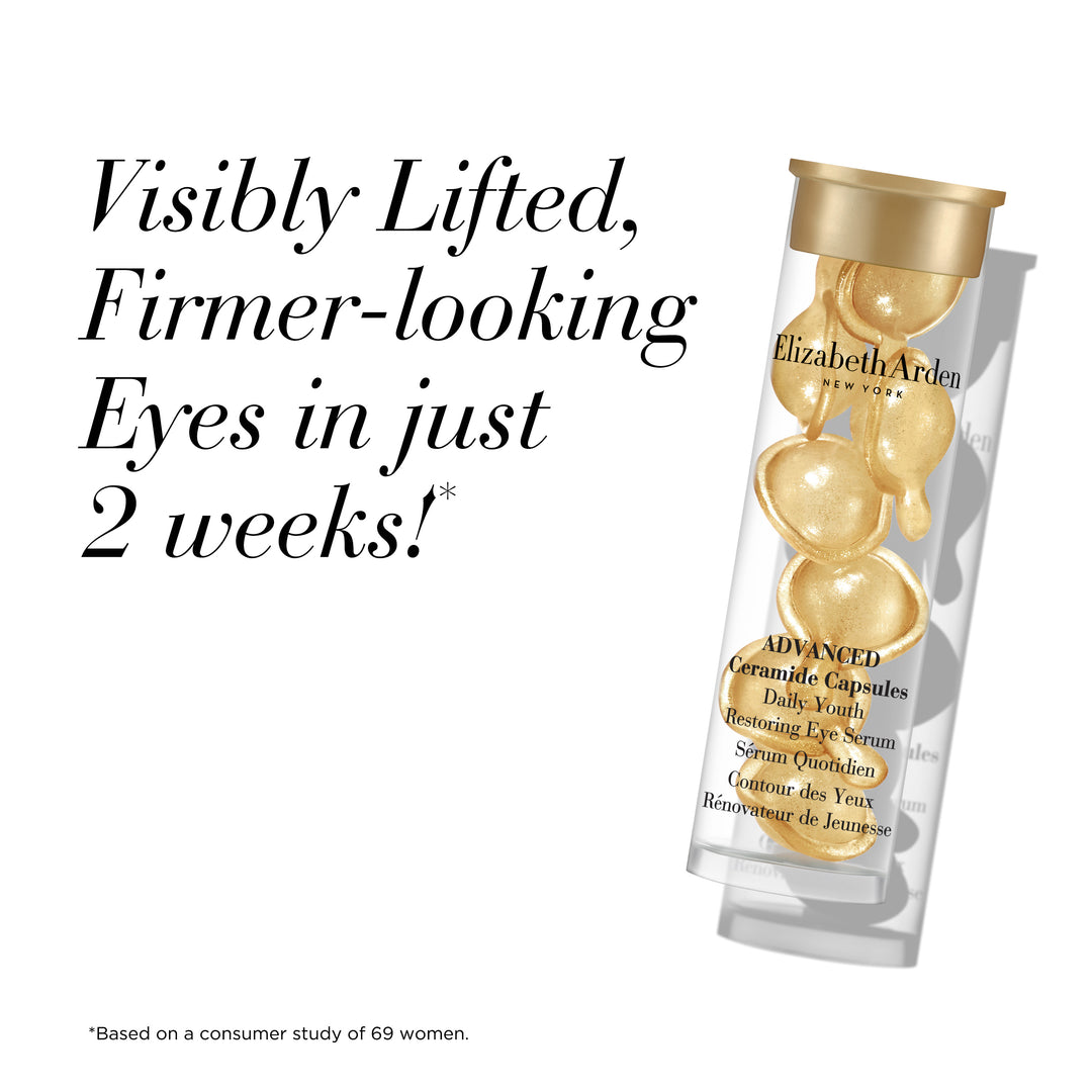 Advanced Eye Serum-Visibly lifted, firmer-looking eyes in just 2 weeks!* *Based on a consumer study of 69 women.