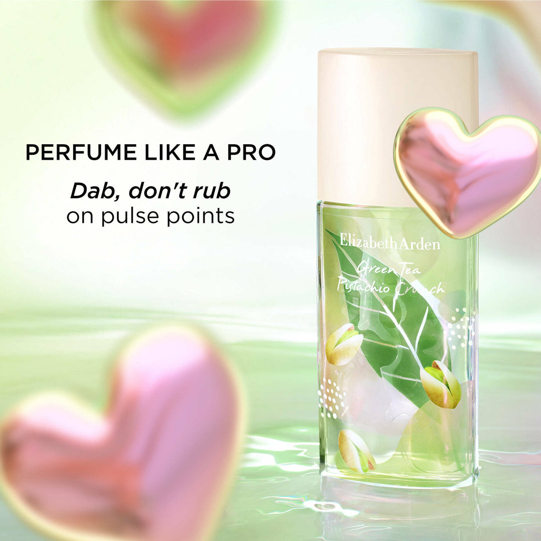 Perfume like a pro. Dab, don't rub on pulse points