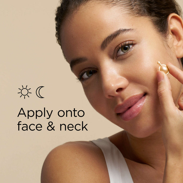 For day and night, apply onto face and neck.