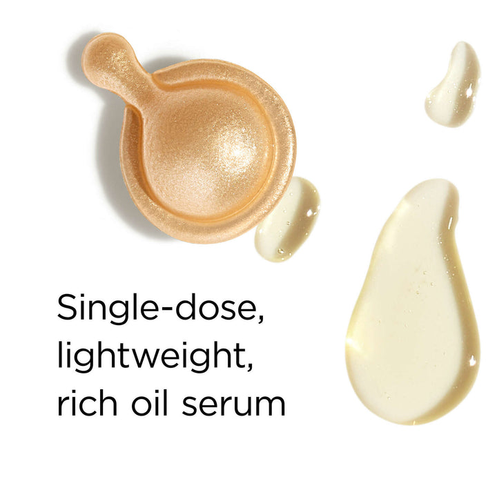 Texture- Single-dose, lightweight, rich oil serum