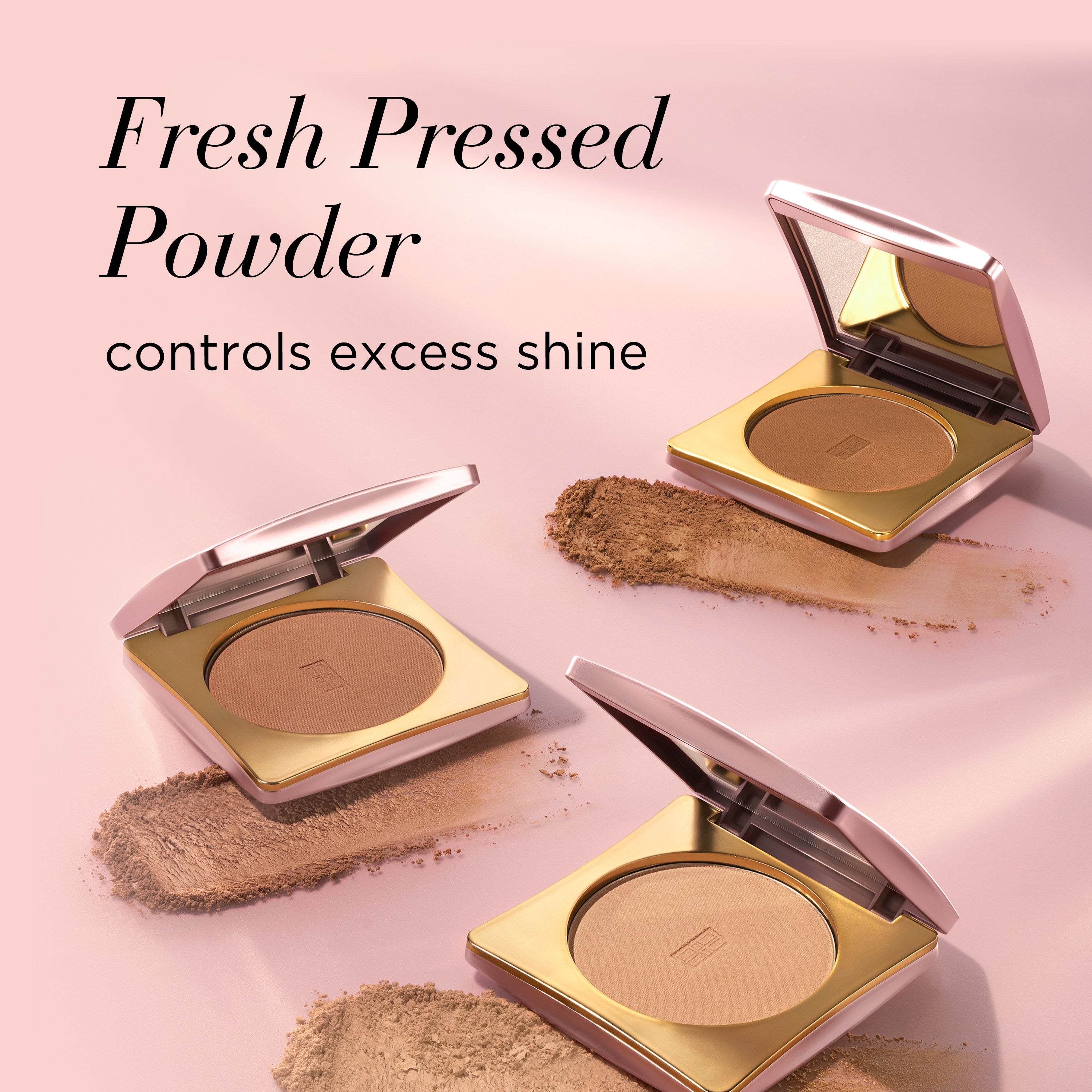 Silver Powder Compact, popular complete with Elizabeth Arden Pressed Powder